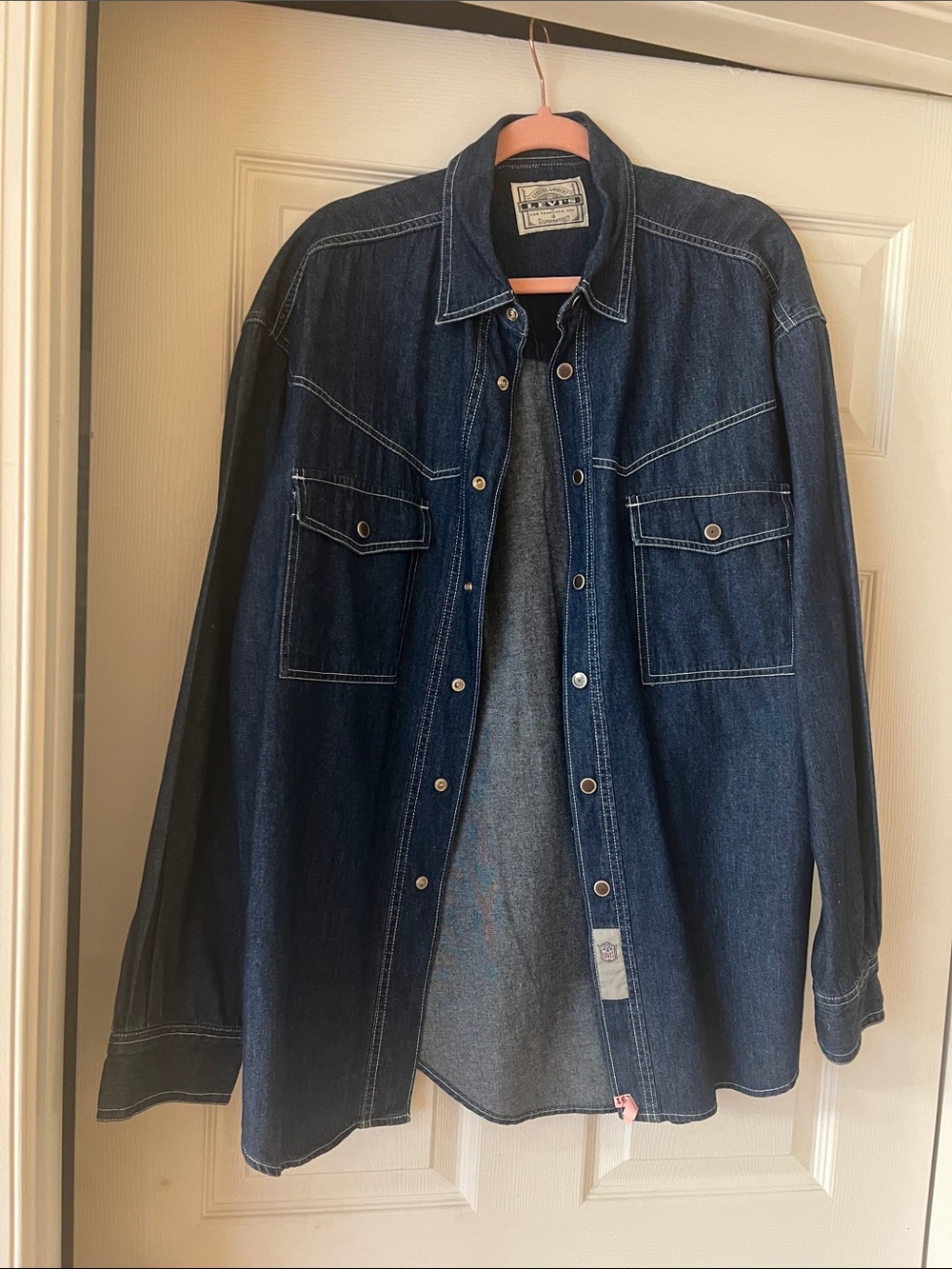 Levi's Dark Blue Denim Shirt Jacket